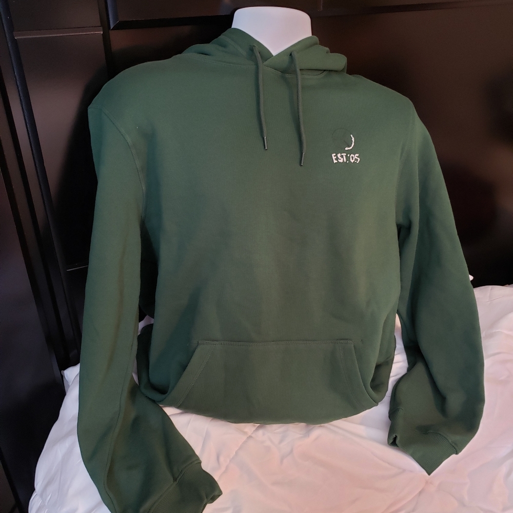 Mens H&M Green Hoodie New with Tags size Large